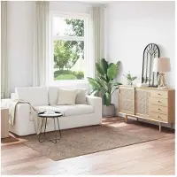 vidaXL Antislip Shaggy Tapijt Bruin 140 x 200 cm PP