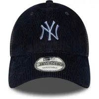 New Era Pet 'Gorra negra yankees cord 9twenty trucker neyyan' blauw