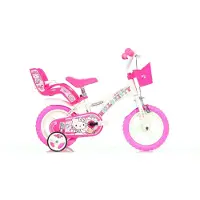 Dino Bikes Kinderfiets Hello Kitty 12 inch roze