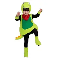 MOM Small Dinosaur Costume Groen 3-4 Years Kinderen