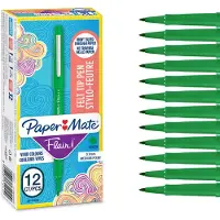 Papermate FLAIR GREEN 12-pack