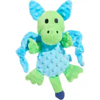BARK humbert the dragon draak pluche blauw/groen - 29x31x10 cm