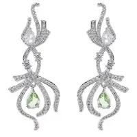 Avant Garde Oorbellen 'Ninata' zilver