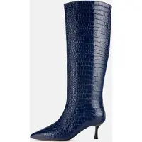 L37 HANDMADE SHOES Boots 'SOMEBODY TOLD ME' blauw