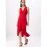 Turkishsouq Platte, mouwloze, nauwsluitende midi-jurk voor dames