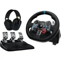 Logitech Gaming Stuurwiel G29 Driving Force + G435 Gaming Headset Zwart (991-000539)