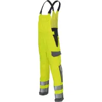 Kübler 33938345 Hi Vis Reflecterend Amerikaanse Overall HEREN Overall Werkkleding Geel Antraciet - Brandvertragend