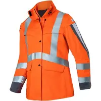 Kübler PROTECTIQ 14958430 Hi Vis Reflecterend Hardshell Werkjas DAMES Veiligheidsjas Signaaloranje Antraciet - Waterdicht