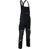 Kübler BODYFORCE 31255302 Amerikaanse Overall HEREN Overall Werkkleding Zwart - Met Kniezak - Stretch - Cordura