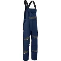 Kübler ACTIVIQ COTTON 32553421 Amerikaanse Overall HEREN Overall Werkkleding Donkerblauw Antraciet - Met Kniezak