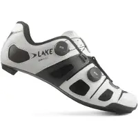 Lake CX242 Regular White/Black Road Shoes || Maat: 44.1/2