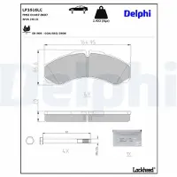 Delphi LP1616LC Remblokken