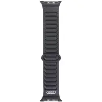 Audi Apple Watch Band - 40mm - Zwart - Magnetisch - Echt Leer