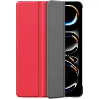 Just in Case tablet Hoes geschikt voor iPad Pro 11 (2025 / 2024) M5 / M4 - TriFold Bookcase - Rood