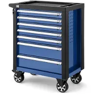 OEM gereedschapswagen 7 laden, 76,5 cm, blauw