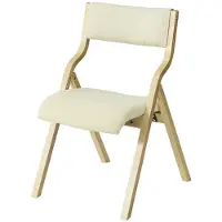 SoBuy Klapstoel comfortbal - Met zacht kussen - Max. 90 kg - Wit
