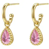 Hey Happiness Oorbellen 'October Birthstone' goud