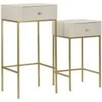 Mauro Ferretti Tafel High Tables Wedding Square Set 2 Pcs Ø 45×90 cm