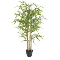 Vente-unique Artificiële bamboeboom - H122 cm - Groen - BAMBOUSERAIE