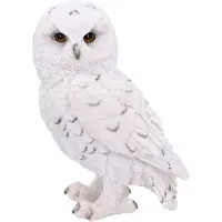 Nemesis Now - Snowy Watch Kleine Witte Uil Ornament Figuur 13.3cm