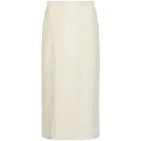 Smashed Lemon Glinsterende pailletten midi-rok champagne |