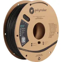 Polymaker PA10001 PA10001 Filament PLA-CF Koolstofvezelversterkt 1.75 mm 1000 g Zwart PolyLite 1 stuk(s)