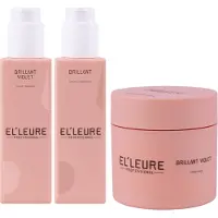 Elleure Brillant Violet Blond 1-2-3 haircare routine pakket