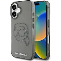 Karl Lagerfeld Rhinestones Iphone 16 Telefoonhoesje