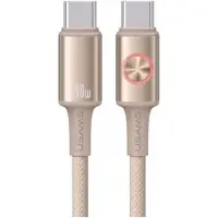Usams Kabel Huan Series SJ751, 240W, USB-C naar USB-C, 1,2 meter, titanium
