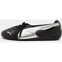 Puma Speedcat Ballet Nova Metallic sneakers voor Dames, Zwart/Zilver, Maat 38