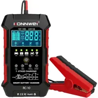 Konnwei RC-10 automatische acculader – 12V 10A / 24V 5A – reparatiemodus