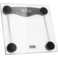 Teesa Digitale Personen Weegschaal 180kg Transparant transparant Glas