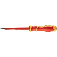 GRUPA TOPEX Serie - Platte Schroevendraaier - 0.8x4x100mm - 1000V Isolatie - Magnetische Tip