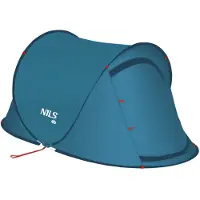 Nils Camp - NC3743 - Kampeertent - Blauw - Zelfopzettend - UV-bescherming