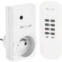 Rebel URZ1225-3 Op afstand bedienbaar stopcontact 230 V tot 1000 W, wit