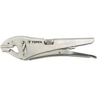 Topex Universele vergrendelings tang, 225 mm, met rechte bekken
