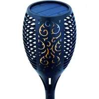 Powerplus Drakenvormige zonne-tuinlamp met vlammensimulatie, decoratief