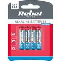 Rebel Extreme - Alkaline Batterij - AAA - 4 Stuks - 1,5V