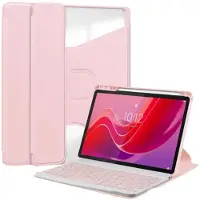 EtuiTab Lenovo Serie - Tablethoes - 10.95" - Roze - Bluetooth Toetsenbord