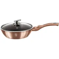 Berlinger Haus Metallic Serie - Granieten Koekenpan - 24cm - Soft-Touch Handgreep - Inductie
