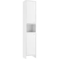 Deftrans Vrijstaande badkamerzuil, mat wit, 30 cm Diana