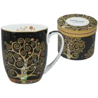 CARMANI Porseleinen mok "Tree of Life" van GUSTAV KLIMT, 400 ml