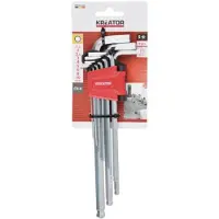 Kreator zeskantsleutelset KRTH21802 - chroom vanadium