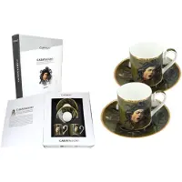 CARMANI Set van 2 espressobekers - M. M. de Caravaggio, hoofd van Medusa ()