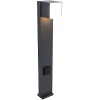 Lutec Design Padverlichting Cuba Met Stopcontact