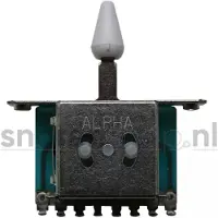 Yellow Parts EZ1188W 5-Standen Schakelaar met Witte Tip