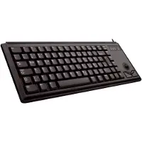 Cherry Keyboard Qwerty US 83keys PS2 + Trackball Black