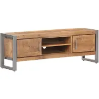 vidaXL Tv-meubel 120x30x40 cm ruw mangohout