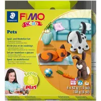 Sonstiges kids 8034 - ovenhardende boetseerklei - Form&Play set "Huisdieren"