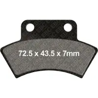 EBC Fa-tt Series Carbon Fiber Offroad Fa232tt Remblokken